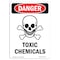 Signmission Safety Sign, OSHA Danger, 5" Height, Portrait, D-35-V-2045 OS-DS-D-35-V-2045 - alternate 1